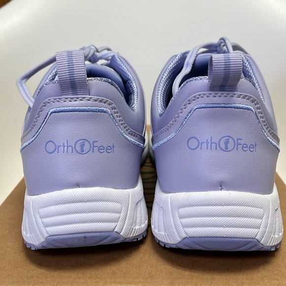 Orthofeet Women's Orthopedic Leather Talya Nurse Shoes - Picture 3 of 6